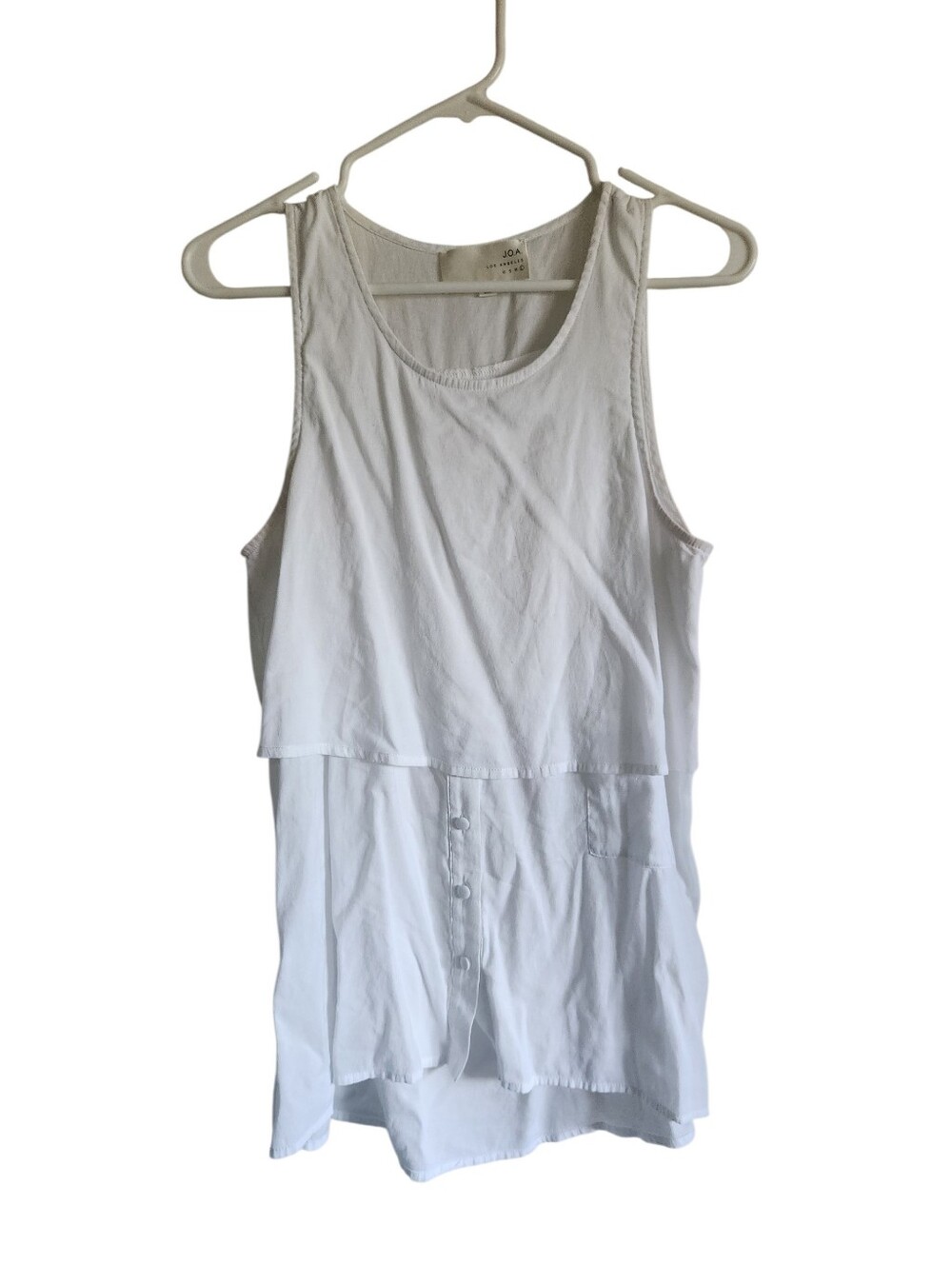 J.o.a White Sleeveless Top